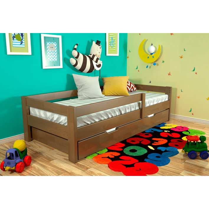 Купить Детская кровать Альф 80х200 Бук - Орех - ARBOR в Измаиле