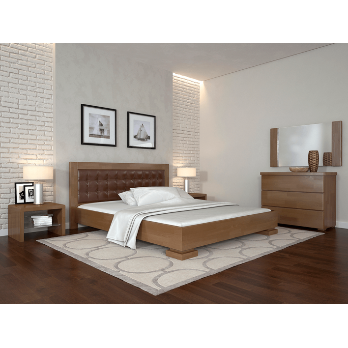 Купити Ліжко Монако 140х200 Сосна - Горіх - ARBOR в Харкові