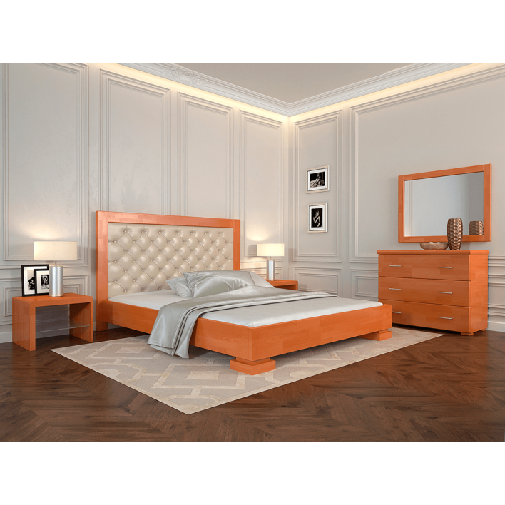 Купить Кровать Подиум 160х200 Сосна - Ольха Ромб - ARBOR в Житомире