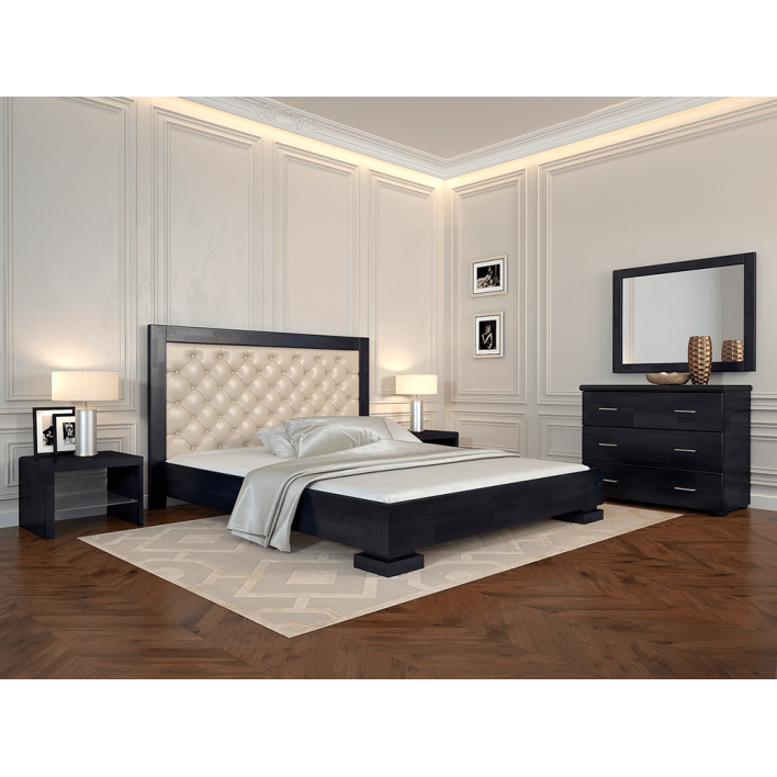 Купить Кровать Подиум 160х200 Бук - Темный Венге Ромб - ARBOR в Житомире