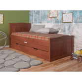 Детская кровать Компакт Плюс 90х200 Сосна - Яблоня