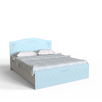Кровать 1,6 Amelie Голубая Лагуна