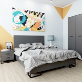 Купити Ліжко 1,6  Графіт - Art In Head в Харкові
