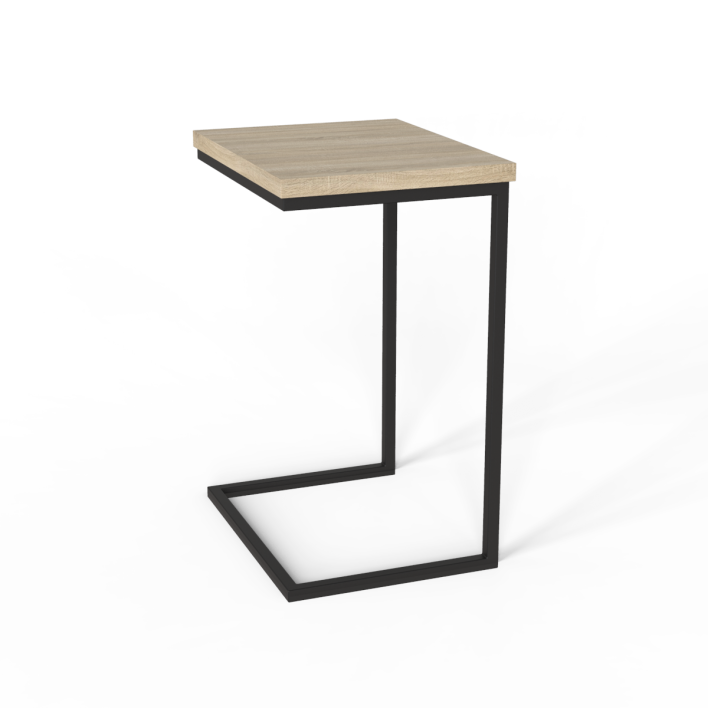 Придиванний стол Fiji Mono Черный / Сонома