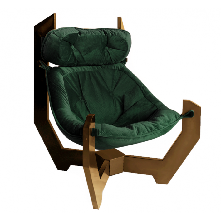 Кресло-гамак Helix Зеленый / Бронза