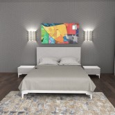  Купити Ліжко 1,6 Picassa Попелястий софттач - Art In Head 