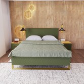  Кровать 1,6 Swan Бали зеленый - Art In Head 