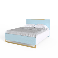 Кровать 1,6 Swan Голубая Лагуна