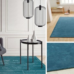 Найкрасивіші моделі качиних синіх килимів для вашого декору!