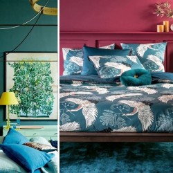 Зеленая спальня: 19 модных вдохновений для спальни