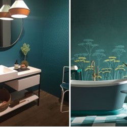 Зеленая ванная комната: 12 идей для воплощения!
