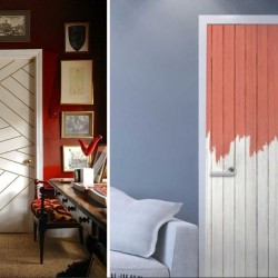 Декорирование межкомнатной двери: 8 модных идей и вдохновения