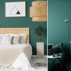 Елово-зеленая спальня: 18 модных и вдохновляющих идей оформления