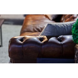 Кожаный диван: модный штрих для вашей гостиной