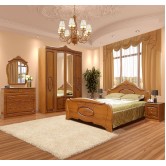 Купити Катрін (патина) Ліжко 160х200 - Світ меблів в Миколаєві