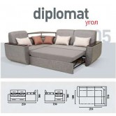 Купить Угловой диван Дипломат - Udin в Житомире