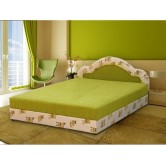 Мягкая кровать Ромашка 160х200