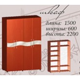 Купить Спальня Наяда Шкаф - Мастер Форм в Харькове
