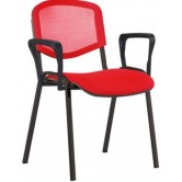 Купити ISO arm NET black офісний стілець - Новий стиль в Миколаєві