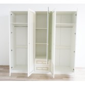  Шкаф Стелла 5Д (белый) - Embawood 
