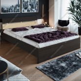 Купити Ліжко №48304 + Ламелі 160х200 Венге темний / Венге світлий - Фенікс у Вінниці