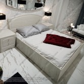 Купити Ліжко 160х200 Діжон/Дуб крафт білий №47315 - Фенікс в Житомирі