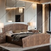 Купити Ліжко 160х200 +ламелі №43705 - Дуб/Горіх лісовий - Фенікс в Житомирі