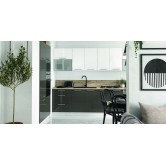Купити Кухня Гламур 2 у кольорі сірий глянець - Фенікс 