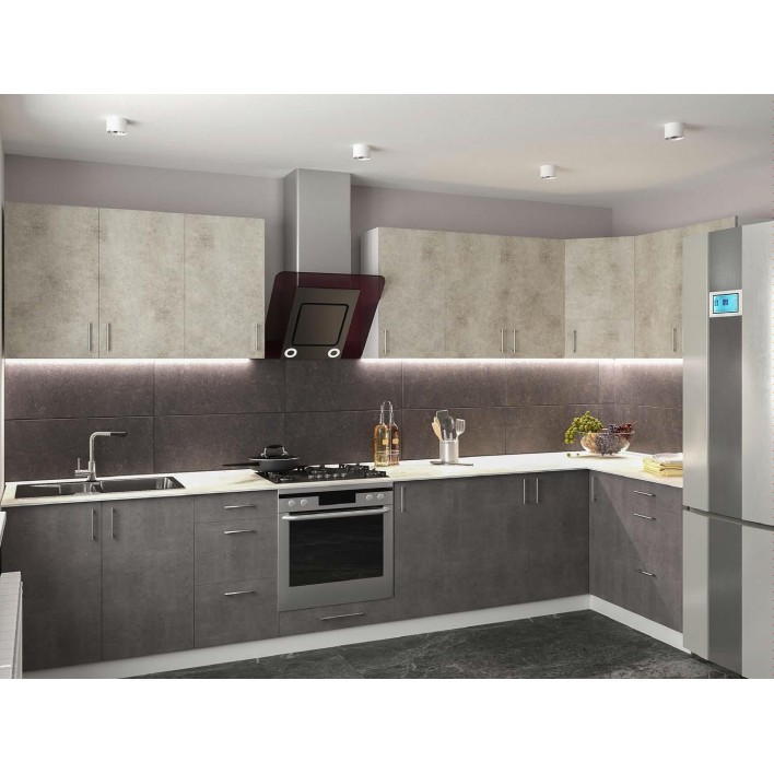 Купити Кухня Савана Варіант 3 у кольорі бетон темний - Фенікс в Дніпрі