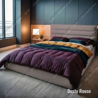 Мягкая кровать №54569 180х200 Alure Dusty