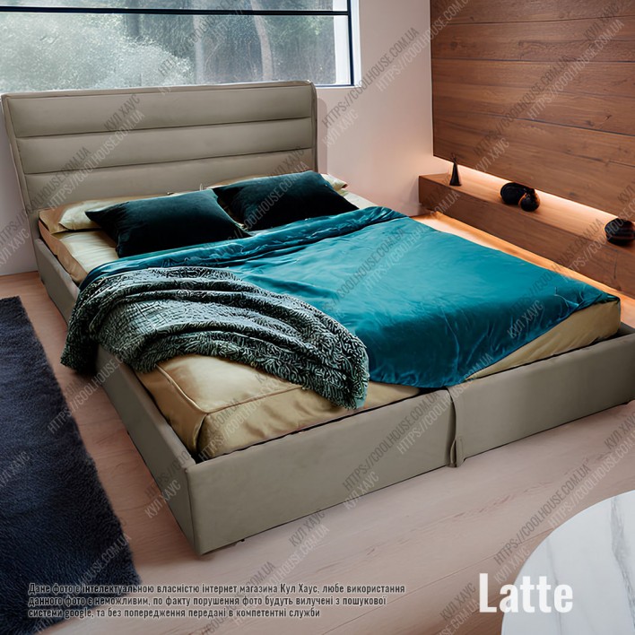  Купити М'яке ліжко №54562 160х200 Alure Latte - Kairos 