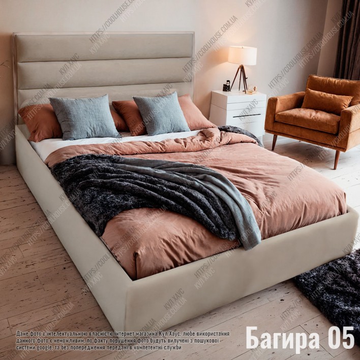  Мягкая кровать №54555 140х200 Багира 5 - Kairos 