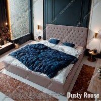 Мягкая кровать №54587 160х200 Alure Dusty