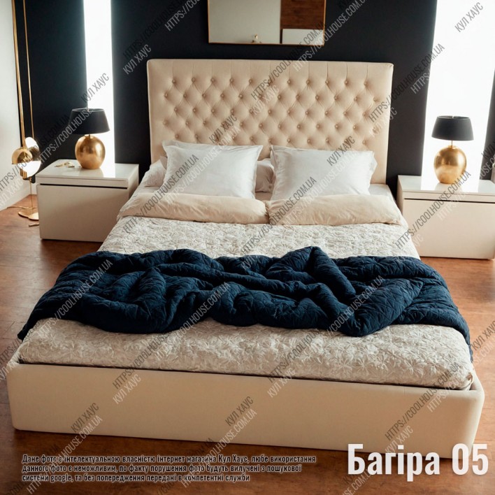 Купить Мягкая кровать №54582 140х200 Багира 5 - Kairos в Харькове