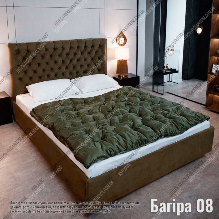 Купити М'яке ліжко №54583 140х200 Багіра 8 - Kairos 