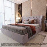  Мягкая кровать №54668 160х200 Alure Dusty - Kairos 