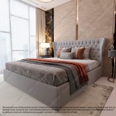 Купити М'яке ліжко №54680 180х200 Alure Taupe - Kairos в Херсоні
