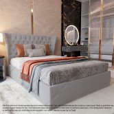Купить Мягкая кровать №54662 140х200 Alure Taupe - Kairos в Харькове