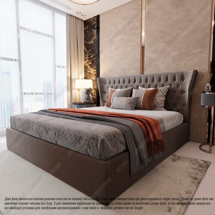 Купить Мягкая кровать №54673 160х200 Багира 8 - Kairos в Днепре