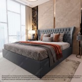 Купити М'яке ліжко №54665 140х200 Багіра 18 - Kairos в Дніпрі