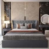 Купить Мягкая кровать №54684 180х200 Багира Вулканик - Kairos  в Николаеве