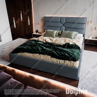 Мягкая кровать №54703 180х200 Alure Dolphin