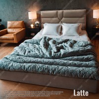 М'яке ліжко №54697 160х200 Alure Latte