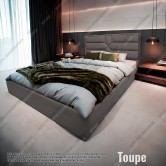 Купити М'яке ліжко №54707 180х200 Alure Taupe - Kairos в Миколаєві