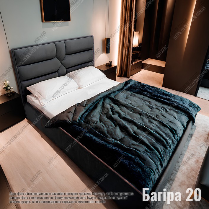 Купить Мягкая кровать №54702 160х200 Багира Вулканик - Kairos в Хмельницке