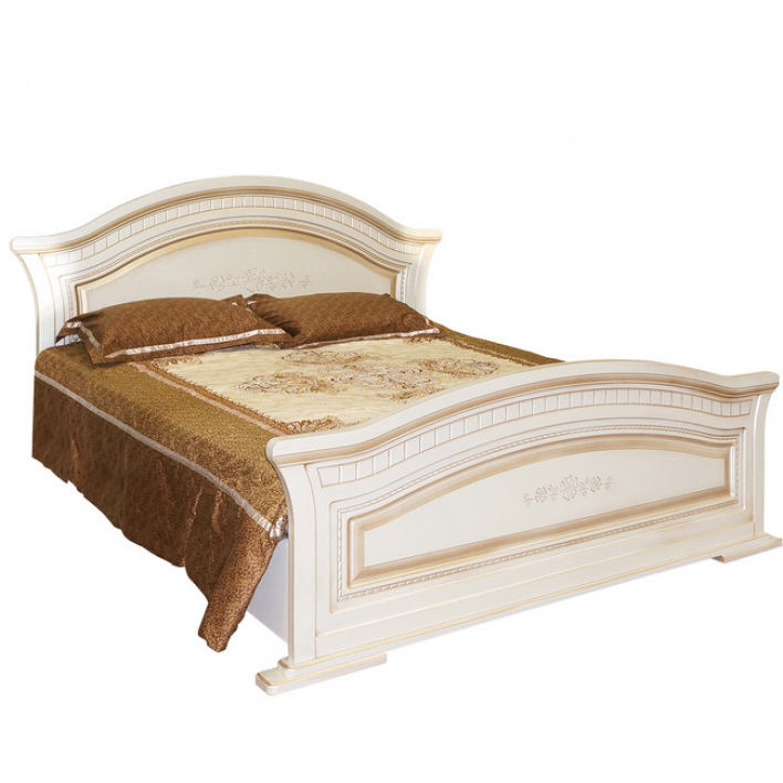  Купити Ніколь (патина) Ліжко з м'якою спинкою 160х200 - Світ меблів 