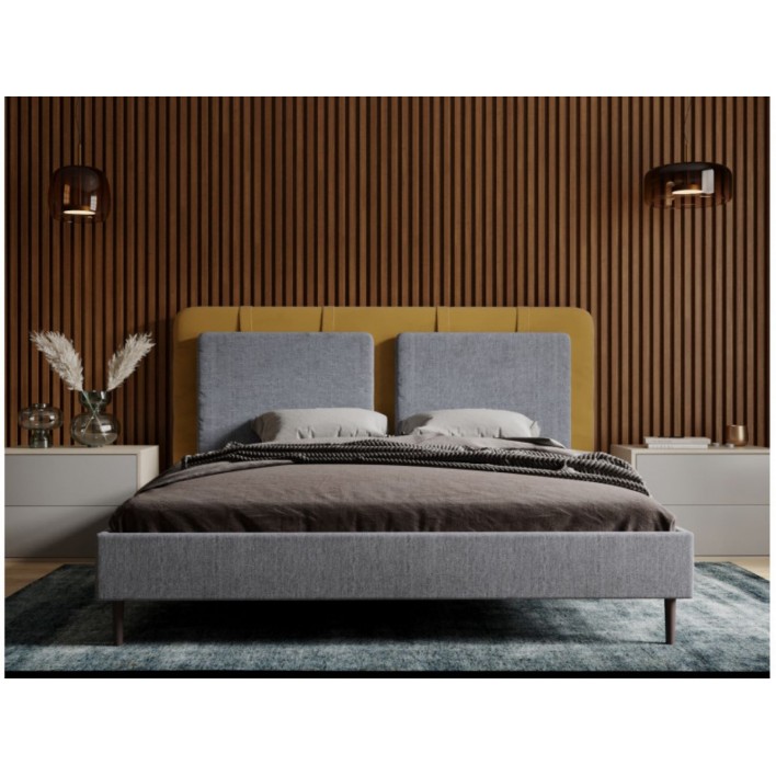 Мягкая кровать Ларсон 160х200 - Лион 