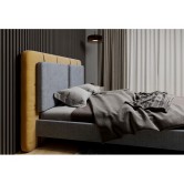 Мягкая кровать Ларсон 160х200 с металическим каркасом - фабрики Лион в Украине