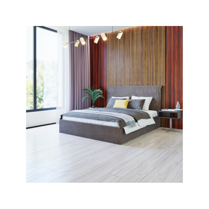  Мягкая кровать Порто 160х200 (с подъемным механизмом) - Лион 