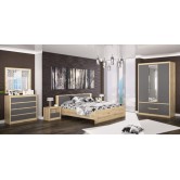 Кровать Доминика 140х200 (серый) - Мебель Сервис 